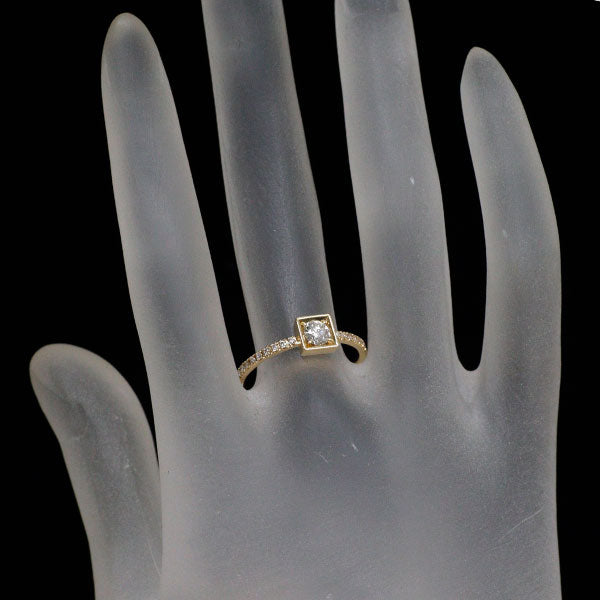 ベルシオラ K18YG ダイヤモンド リング 0.28ct D0.11ct