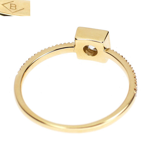 ベルシオラ K18YG ダイヤモンド リング 0.28ct D0.11ct