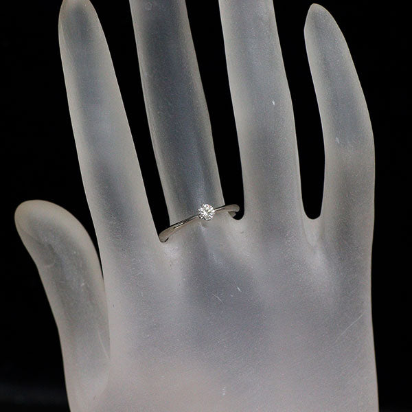ロイヤルアッシャー Pt950 ダイヤモンド リング 0.15ct