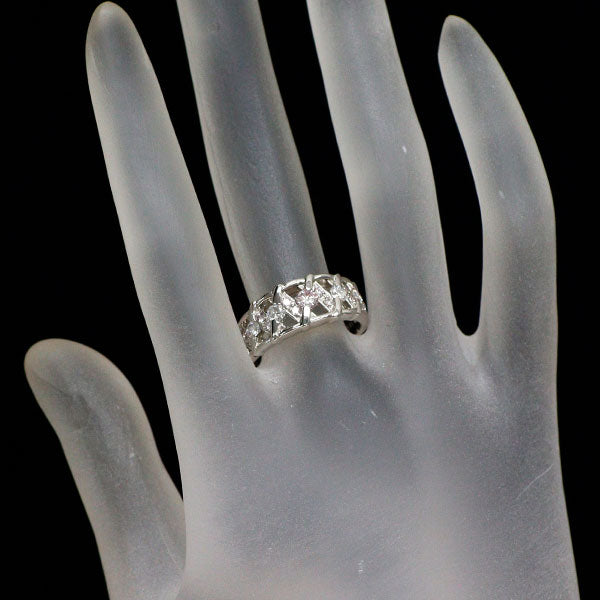 希少 Pt900 天然ピンクダイヤモンド リング 0.157ct PD0.159ct D0.313ct