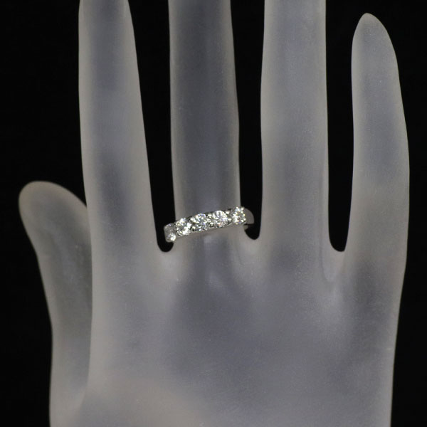 Pt900 H&C ダイヤモンド リング 0.771ct