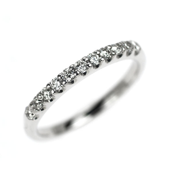 ヴァンドーム青山 K18WG ダイヤモンド リング 0.18ct ピンキー