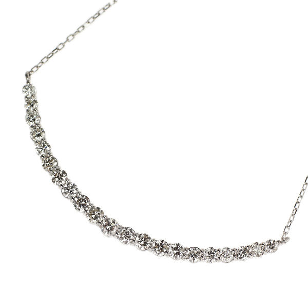 K18WG ダイヤモンド ペンダントネックレス 1.00ct
