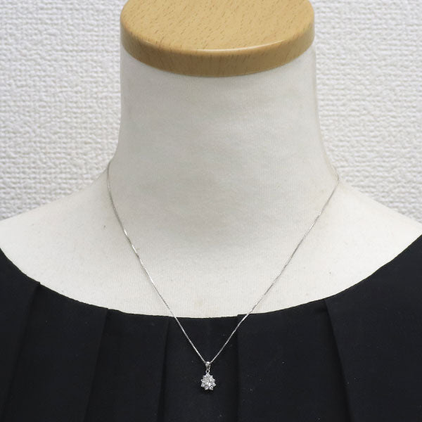 Pt900/ Pt850 ダイヤモンド ペンダントネックレス 0.32ct