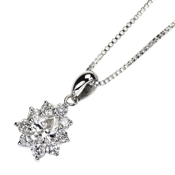 Pt900/ Pt850 ダイヤモンド ペンダントネックレス 0.32ct