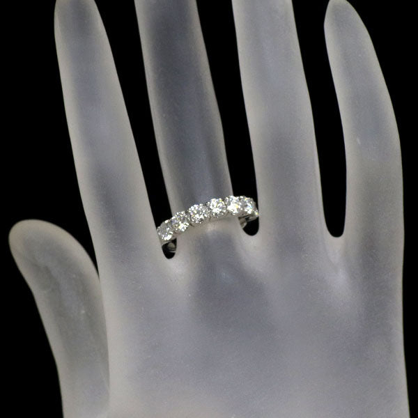 新品 Pt950 GIA鑑定書付 最高級品質 ダイヤモンド リング 1.50ct D IF 3EX 究極のエタニティ【エスコレ】