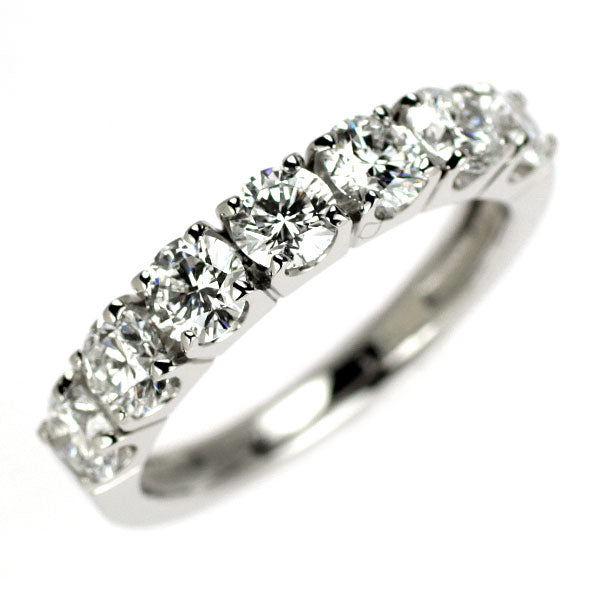 新品 Pt950 GIA鑑定書付 最高級品質 ダイヤモンド リング 1.51ct D IF 3EX 究極のエタニティ【エスコレ】