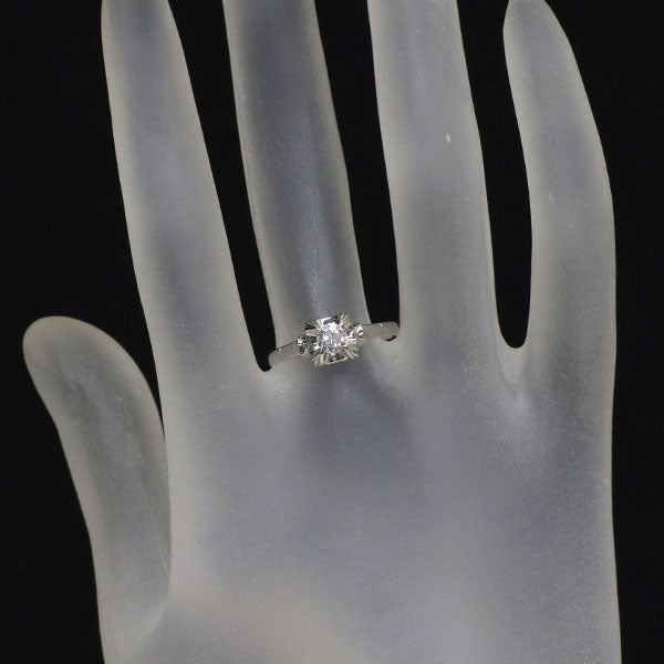 Pt850 ダイヤモンド リング 0.23ct