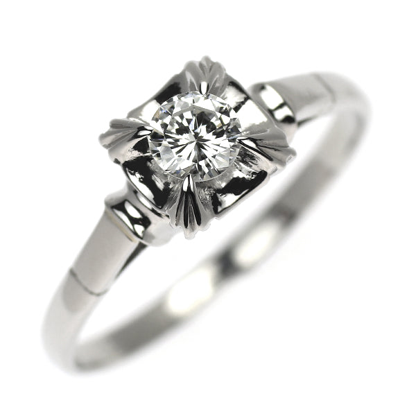 Pt850 ダイヤモンド リング 0.23ct