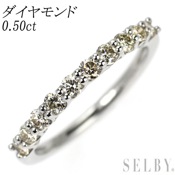 Pt950 ダイヤモンド リング 0.50ct