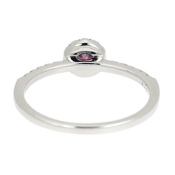 Pt900 ルビー ダイヤモンド リング 0.20ct D0.15ct