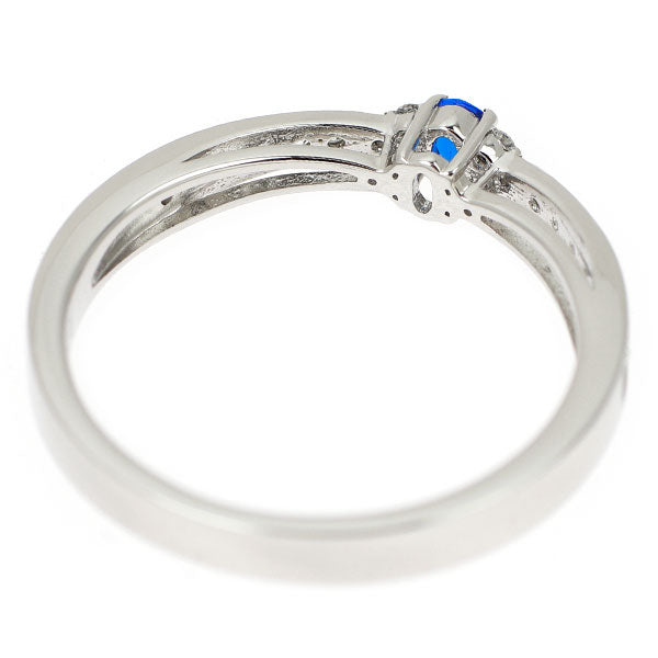 希少 Pt900 アウイナイト ダイヤモンド リング 0.05ct D0.10ct