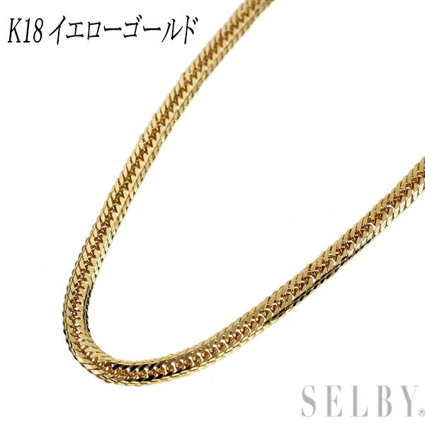 K18YG ネックレス 喜平トリプル 40cm