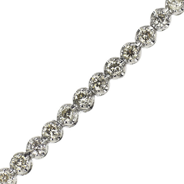 K18WG ダイヤモンド テニス ブレスレット 1.00ct