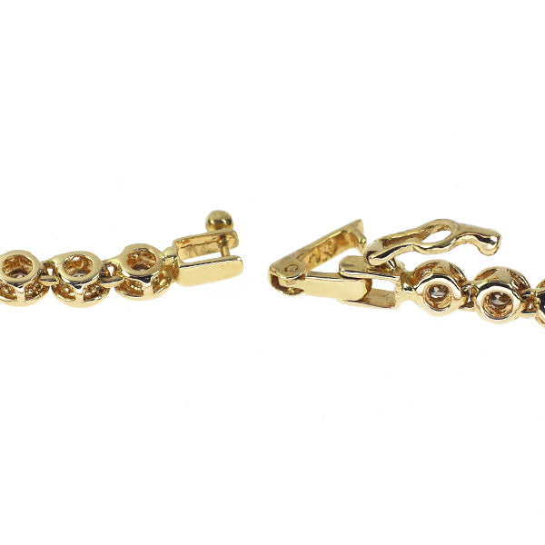 K18YG ダイヤモンド テニスブレスレット 1.00ct