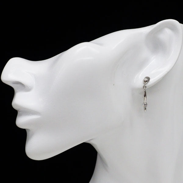 Pt900 ダイヤモンド ピアス 0.32ct