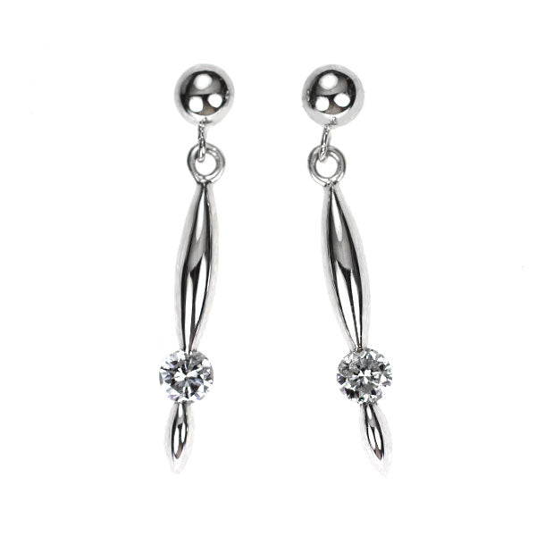 Pt900 ダイヤモンド ピアス 0.32ct