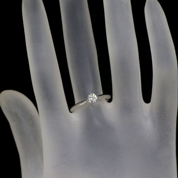 ミキモト Pt950 ダイヤモンド リング 0.25ct F VVS1 3EX