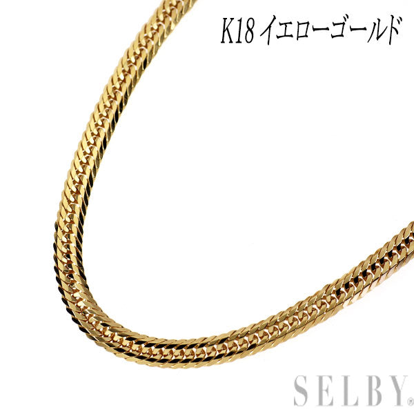 K18YG ネックレス 喜平トリプル 60cm