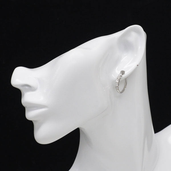 Pt900 ダイヤモンド フープ ピアス 1.00ct