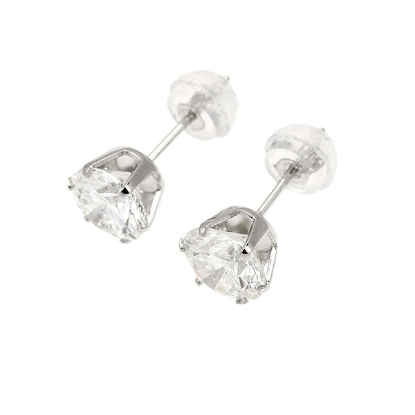 新品 Pt900 ダイヤモンド ピアス 2.075 G/I SI2 G スタッド【エスコレ】