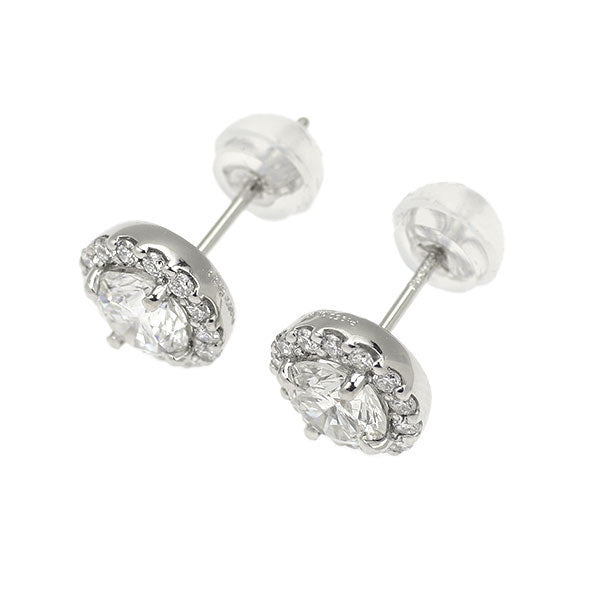 新品 Pt950/ Pt900 ダイヤモンド ピアス 1.055ct  E/F SI2 SI1 G D0.22ct スタッド【エスコレ】