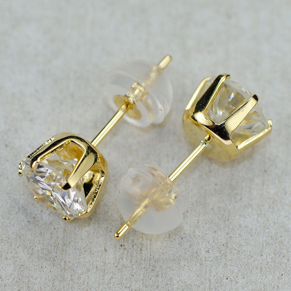 新品 K18YG ダイヤモンド ピアス 1.472ct I/J SI1 G スタッド【エスコレ】