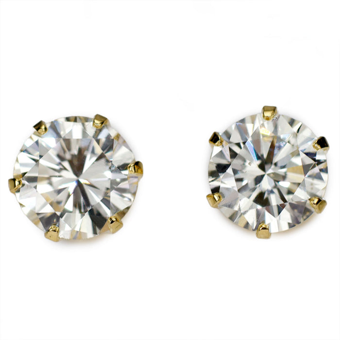 新品 K18YG ダイヤモンド ピアス 1.472ct I/J SI1 G スタッド【エスコレ】