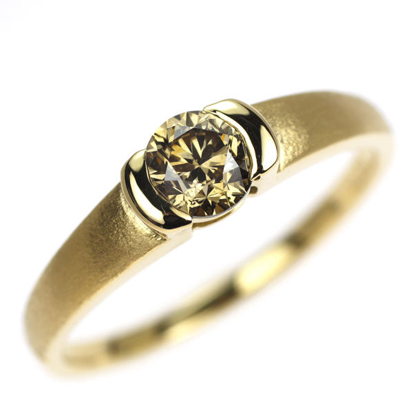 K18YG ダイヤモンド リング 0.70ct