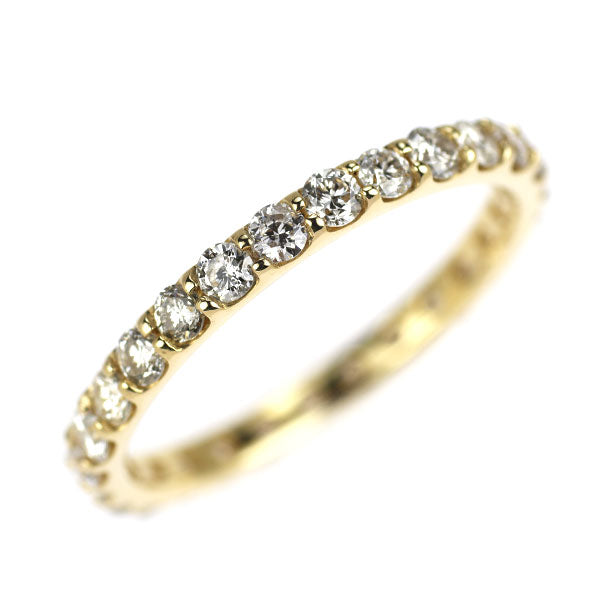 K18YG ダイヤモンド リング 1.10ct フルエタニティ