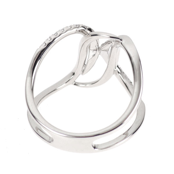K18WG ダイヤモンド リング 0.27ct