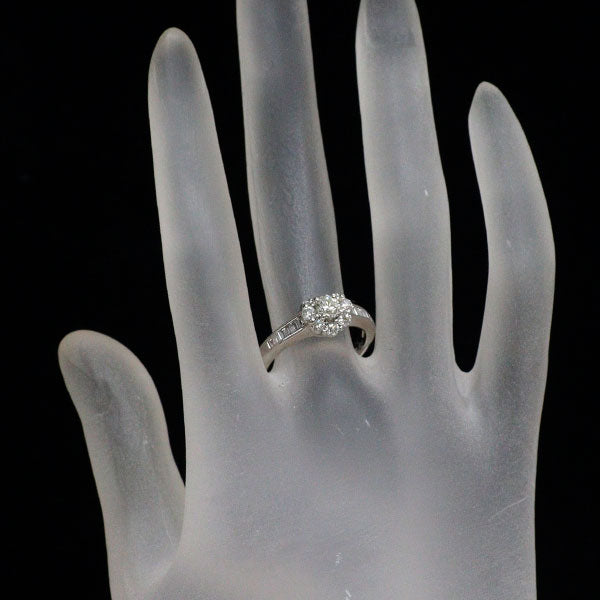 Pt900 ダイヤモンド リング 0.323ct D0.70ct