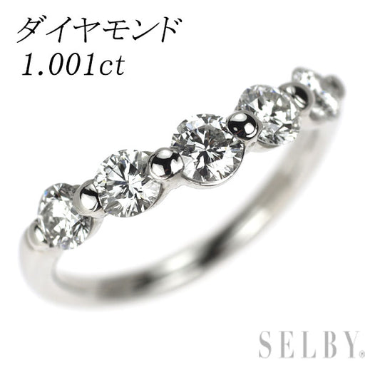 Pt900 ダイヤモンド リング 1.001ct — セルビーオンラインストア