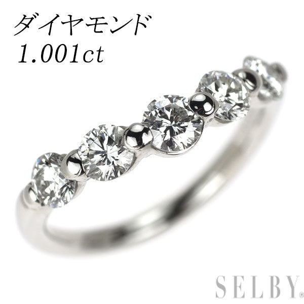 Pt900 ダイヤモンド リング 1.001ct