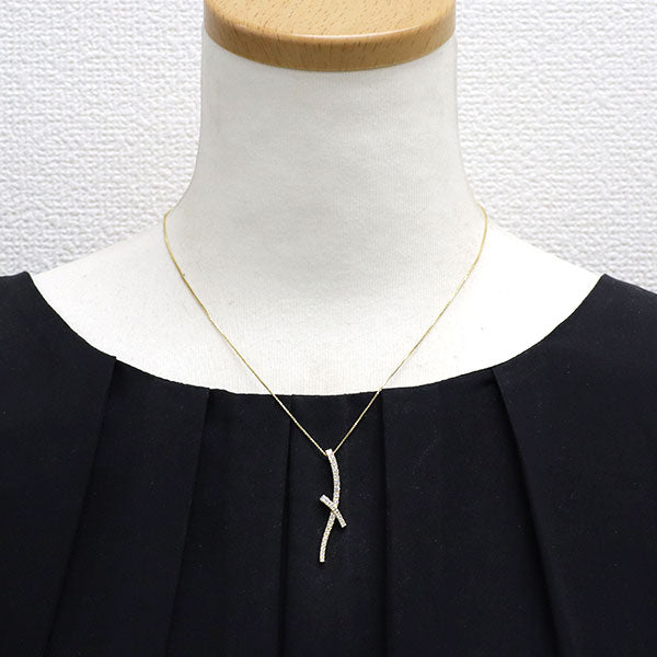 K18YG ダイヤモンド ペンダントネックレス 0.52ct — セルビー