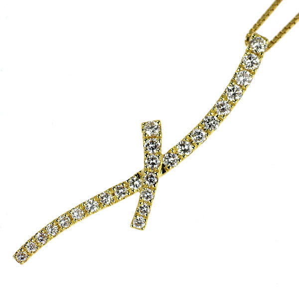 K18YG ダイヤモンド ペンダントネックレス 0.52ct — セルビー