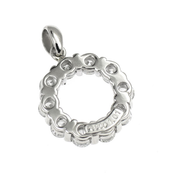 Pt900 ダイヤモンド ペンダントトップ 1.01ct