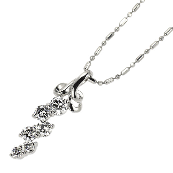 Pt900/ Pt850 ダイヤモンド ペンダントネックレス 0.50ct