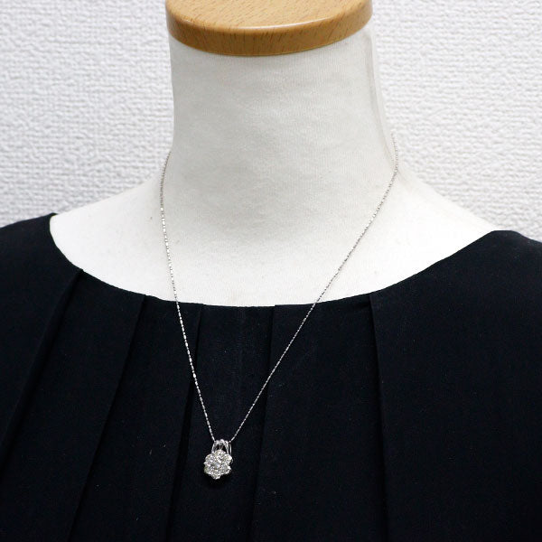 K18WG H&C ダイヤモンド ペンダントネックレス 2.020ct