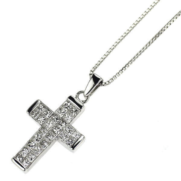 Pt900/ Pt850 ダイヤモンド ペンダントネックレス 0.65ct ミステリー