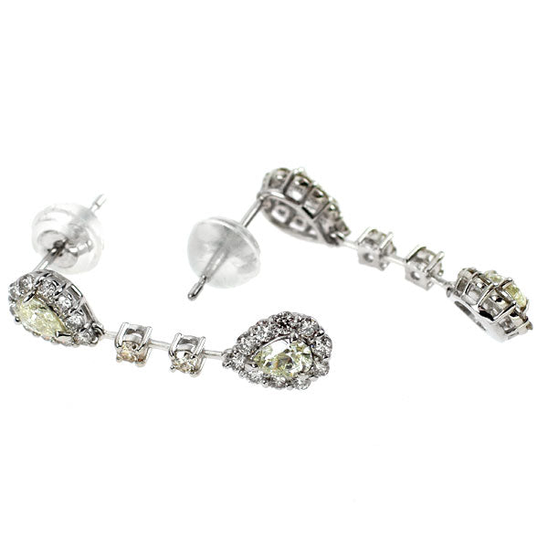 Pt900 ダイヤモンド ピアス 1.00ct