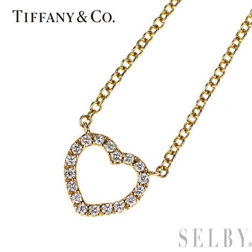 Tiffany k18ネックレス ダイヤモンド ティファニー K18PG ダイヤモンド ペンダントネックレス メトロハート