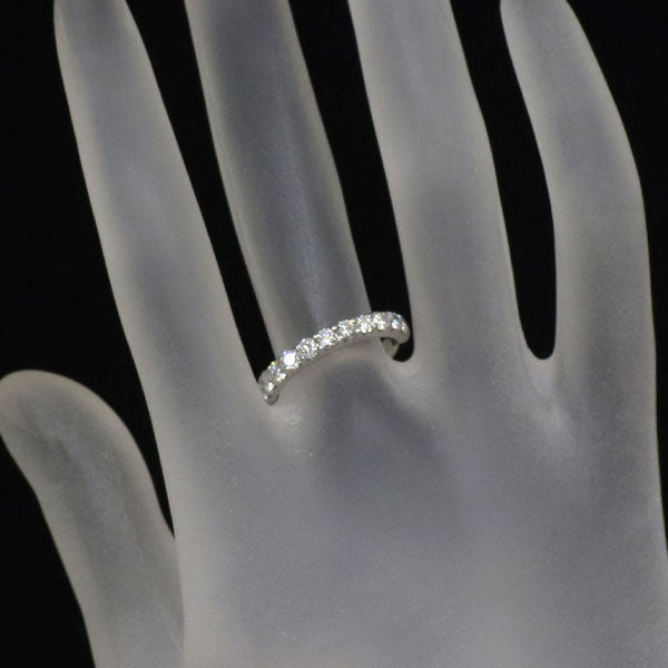 Pt900 ダイヤモンド リング 0.70ct ハーフエタニティ
