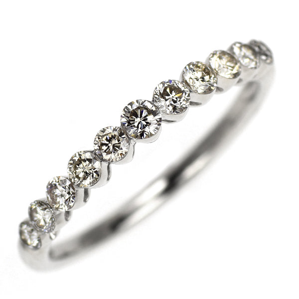 K18WG ダイヤモンド リング 0.44ct