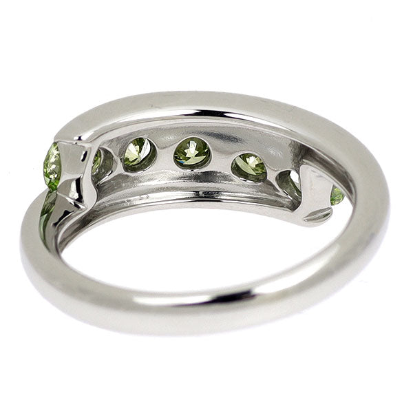Pt900 トリートグリーンダイヤモンド リング 1.175ct