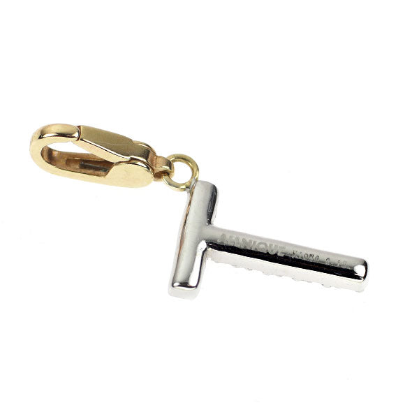 オールニーク K10WG/ YG ダイヤモンド ペンダントトップ 0.13ct