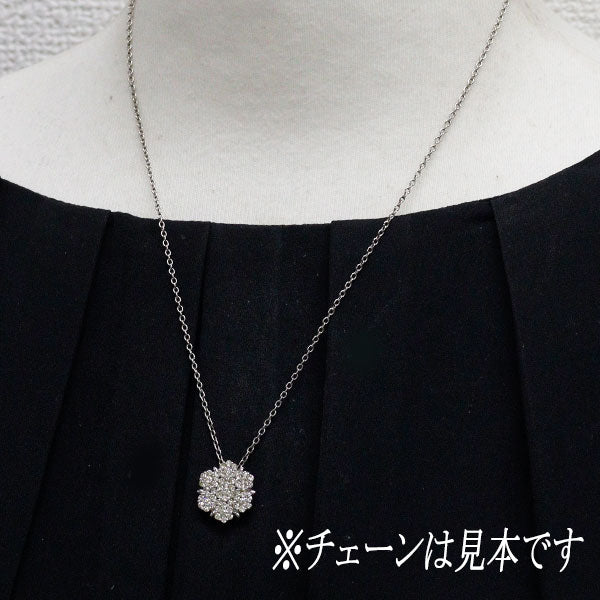 GSTV K18WG ダイヤモンド ペンダントトップ 1.00ct