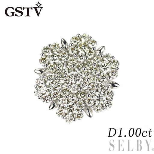 GSTV K18WG ダイヤモンド ペンダントトップ 1.00ct — セルビー