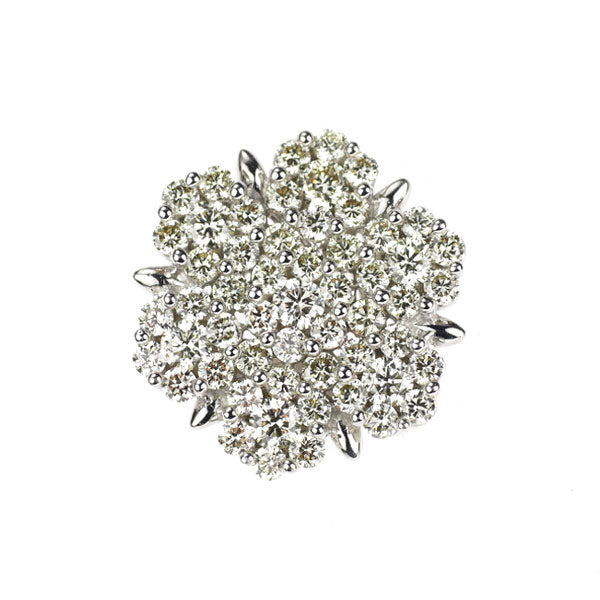 GSTV K18WG ダイヤモンド ペンダントトップ 1.00ct
