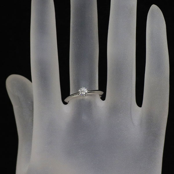 ティファニー Pt950 ダイヤモンド リング 0.25ct E VS1